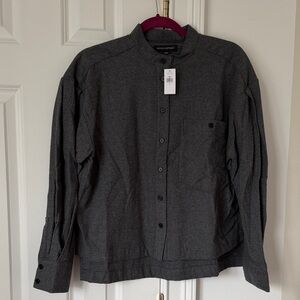Banana Republic Charcoal Button-Up Shirt